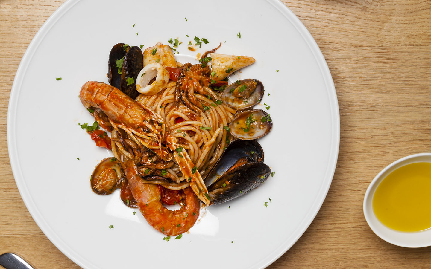 spaghetti scoglio nettuno rapallo